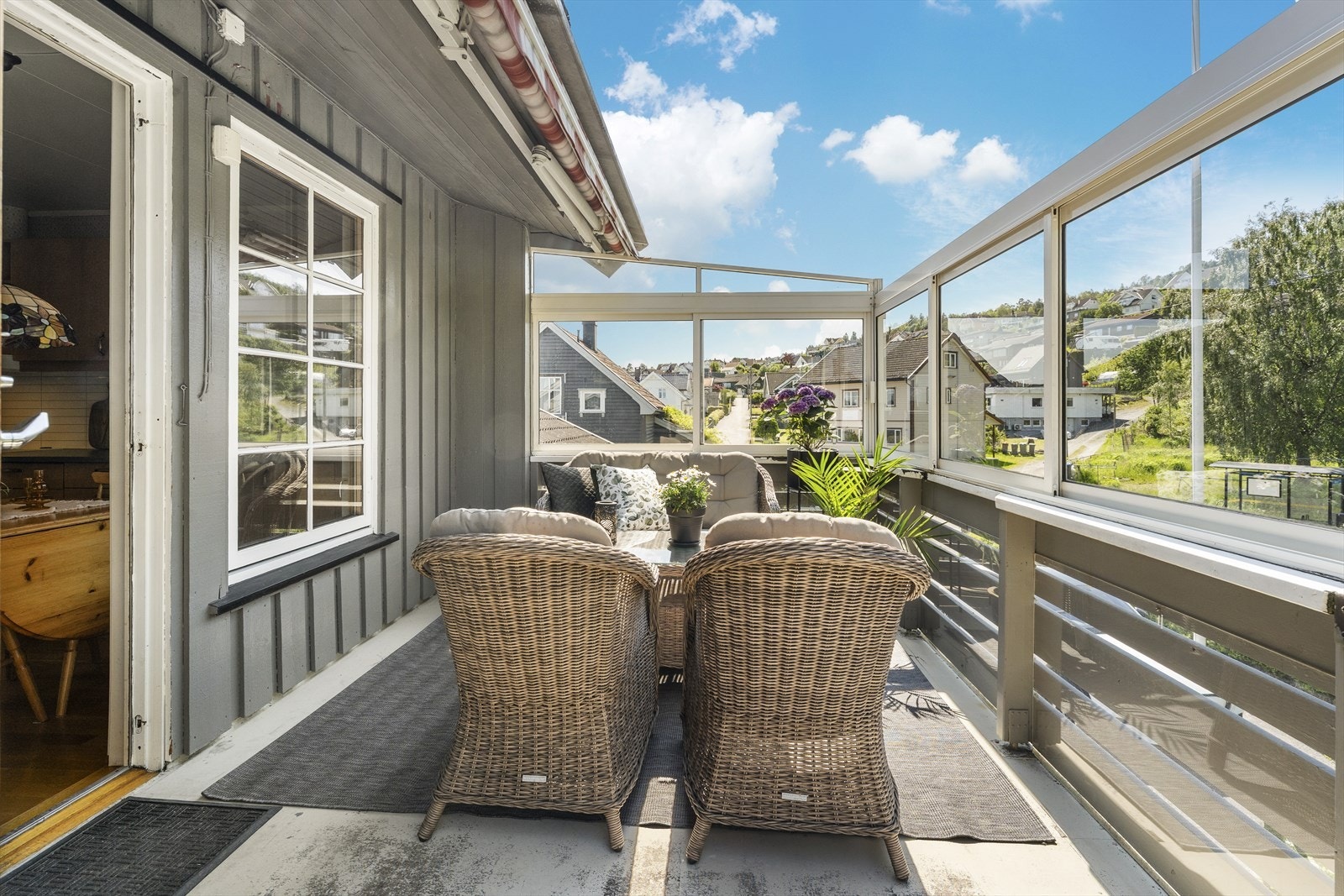 Del av terrasse Galleribilde