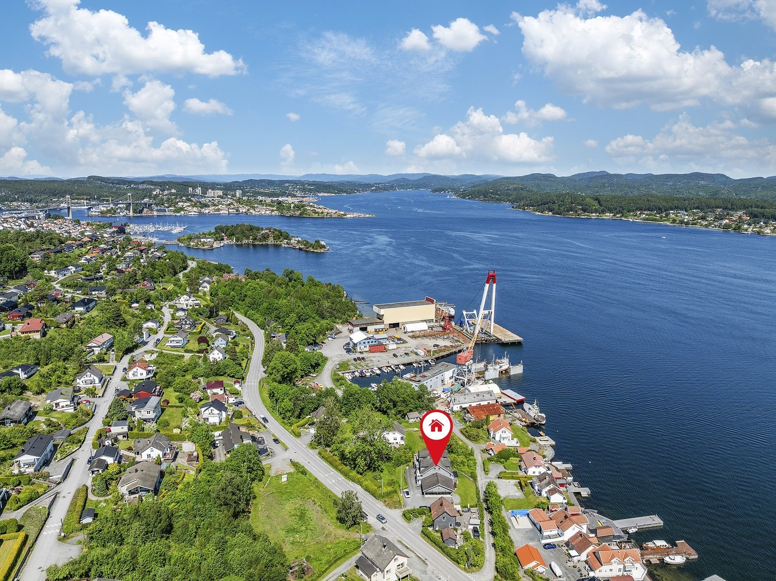 Dronefoto Galleribilde