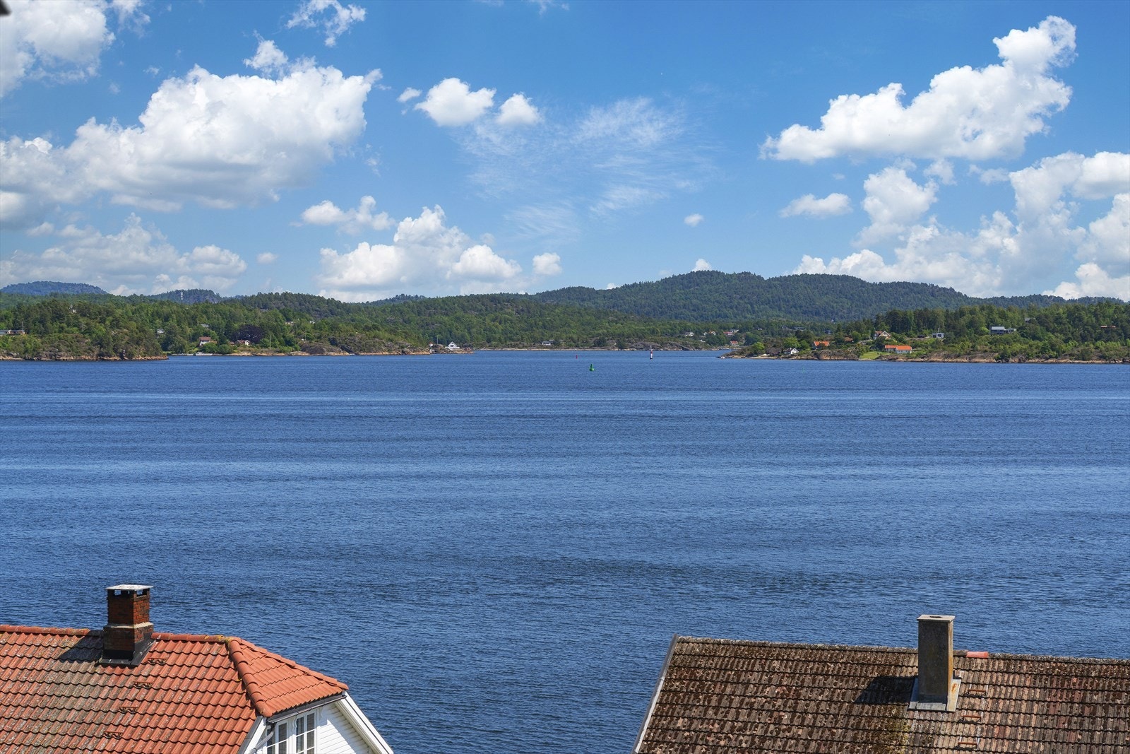 Utsikt fra balkong Galleribilde