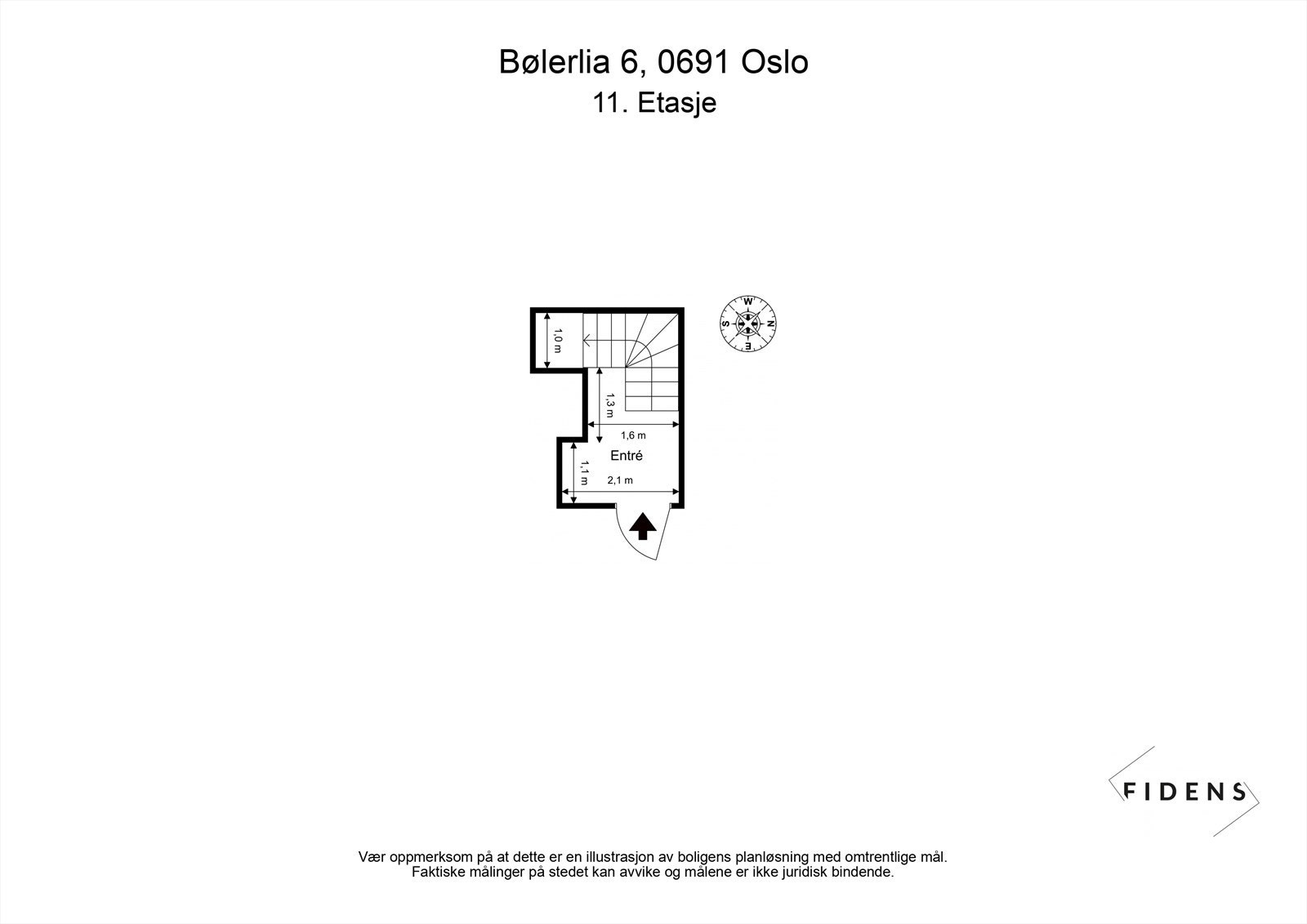 Plantegning 11.Etasje. Galleribilde