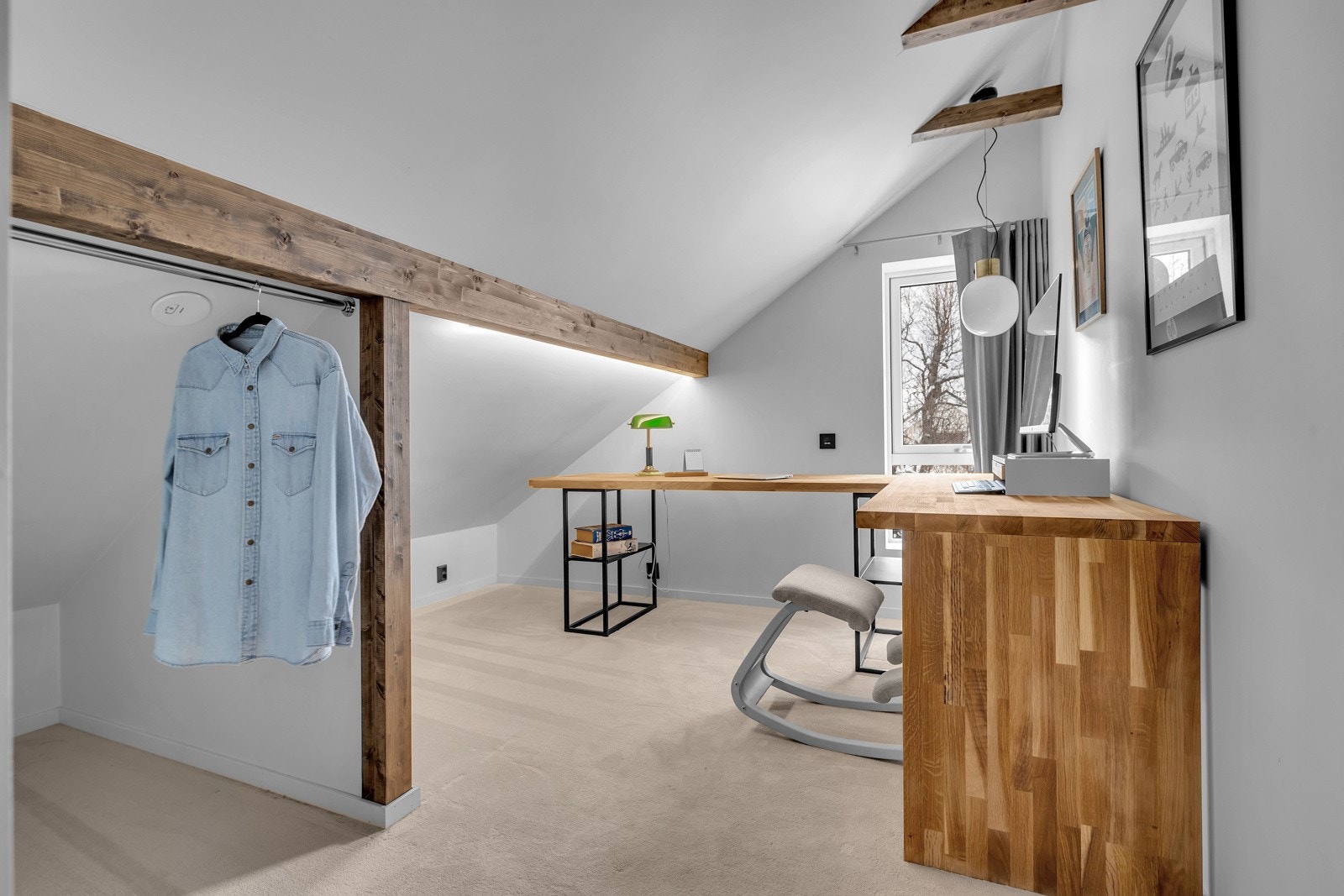 Soverom 3 som idag brukes som hobbyrom. Galleribilde