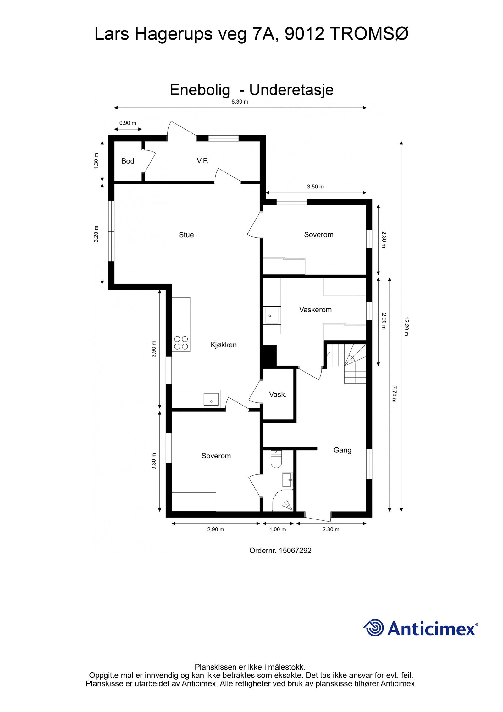 Plantegning-Underetasje Galleribilde