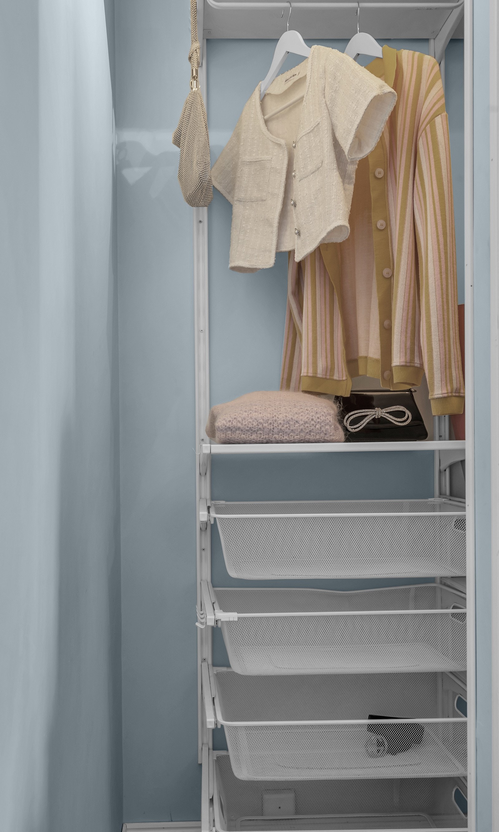 Praktisk garderobeløsning. Galleribilde