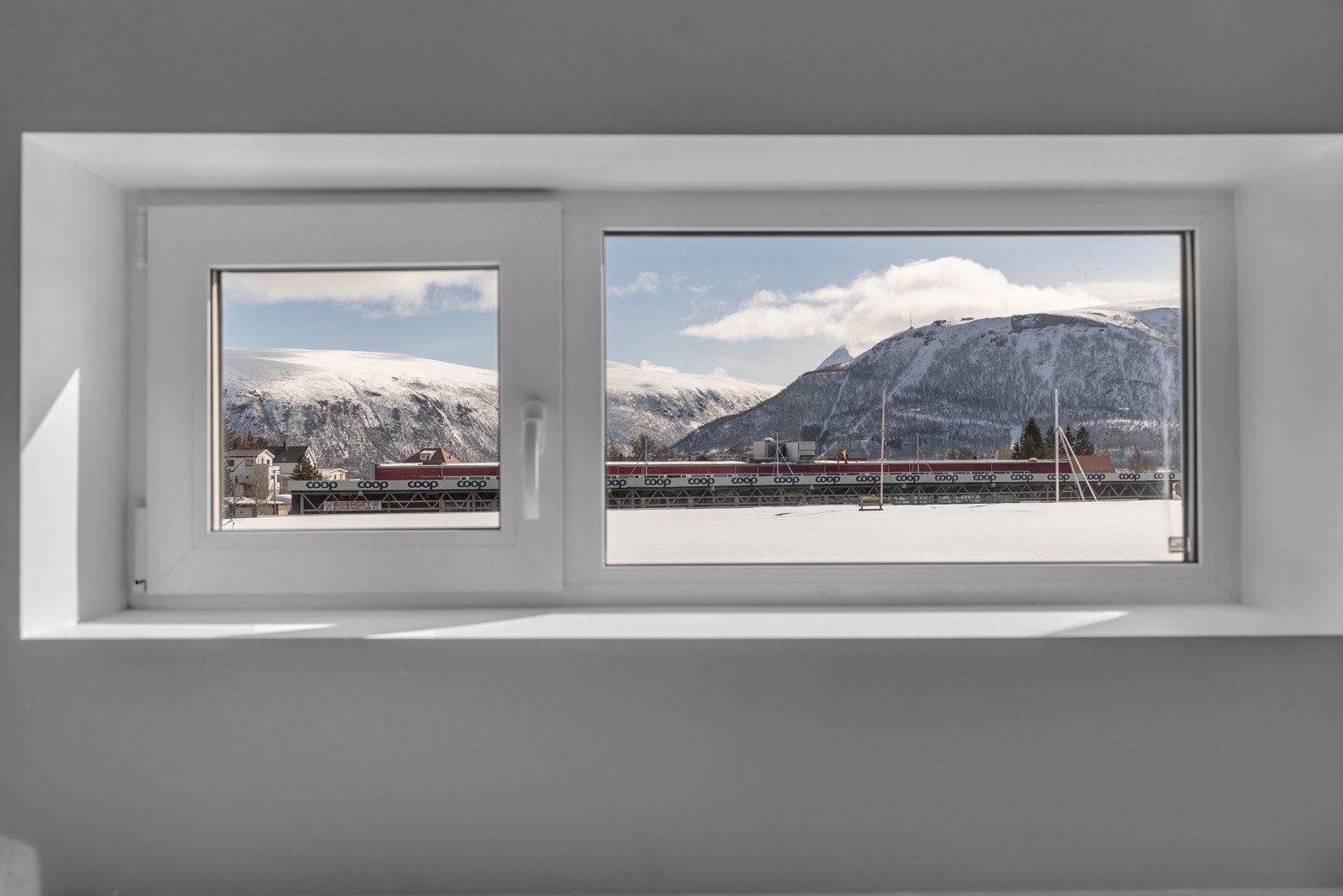 Nydelig utsikt fra kjøkkenet. Galleribilde