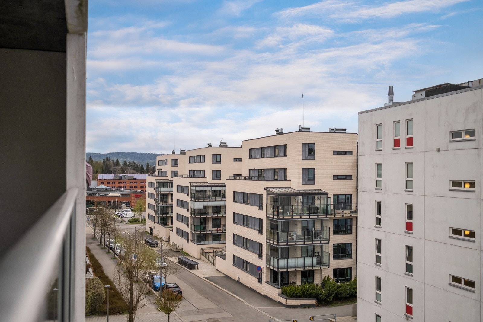 Utsyn fra balkongen. Galleribilde