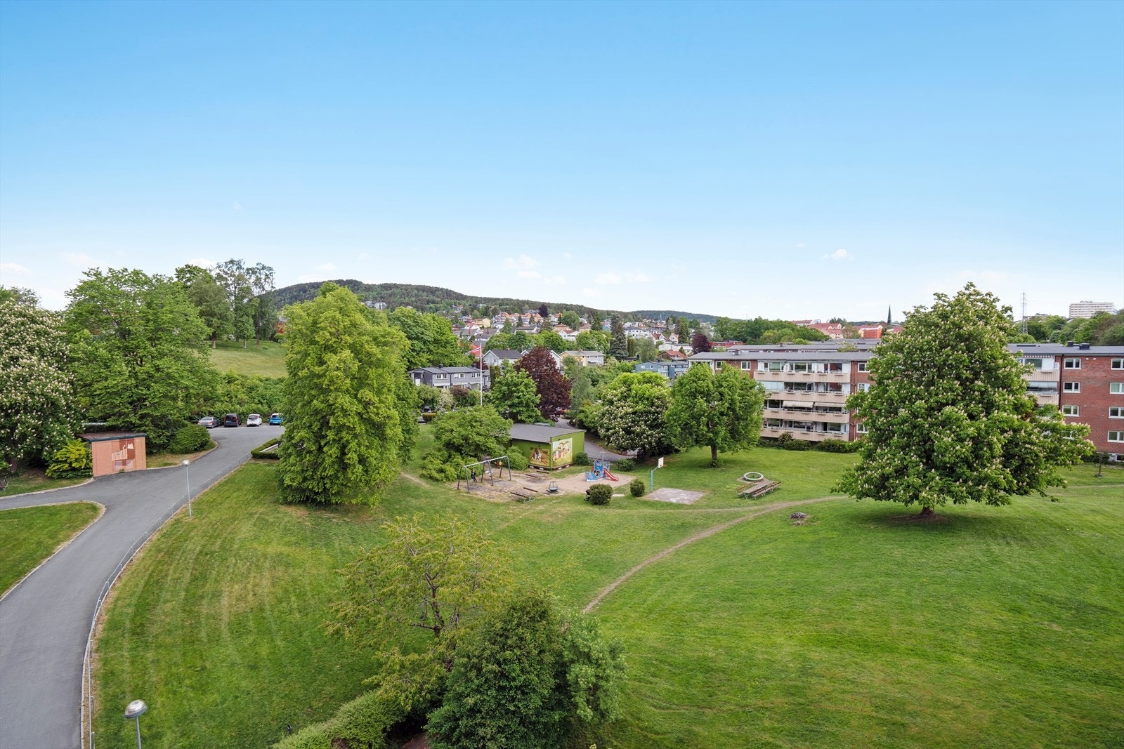 Herfra er det fin utsikt over nærområdet Galleribilde