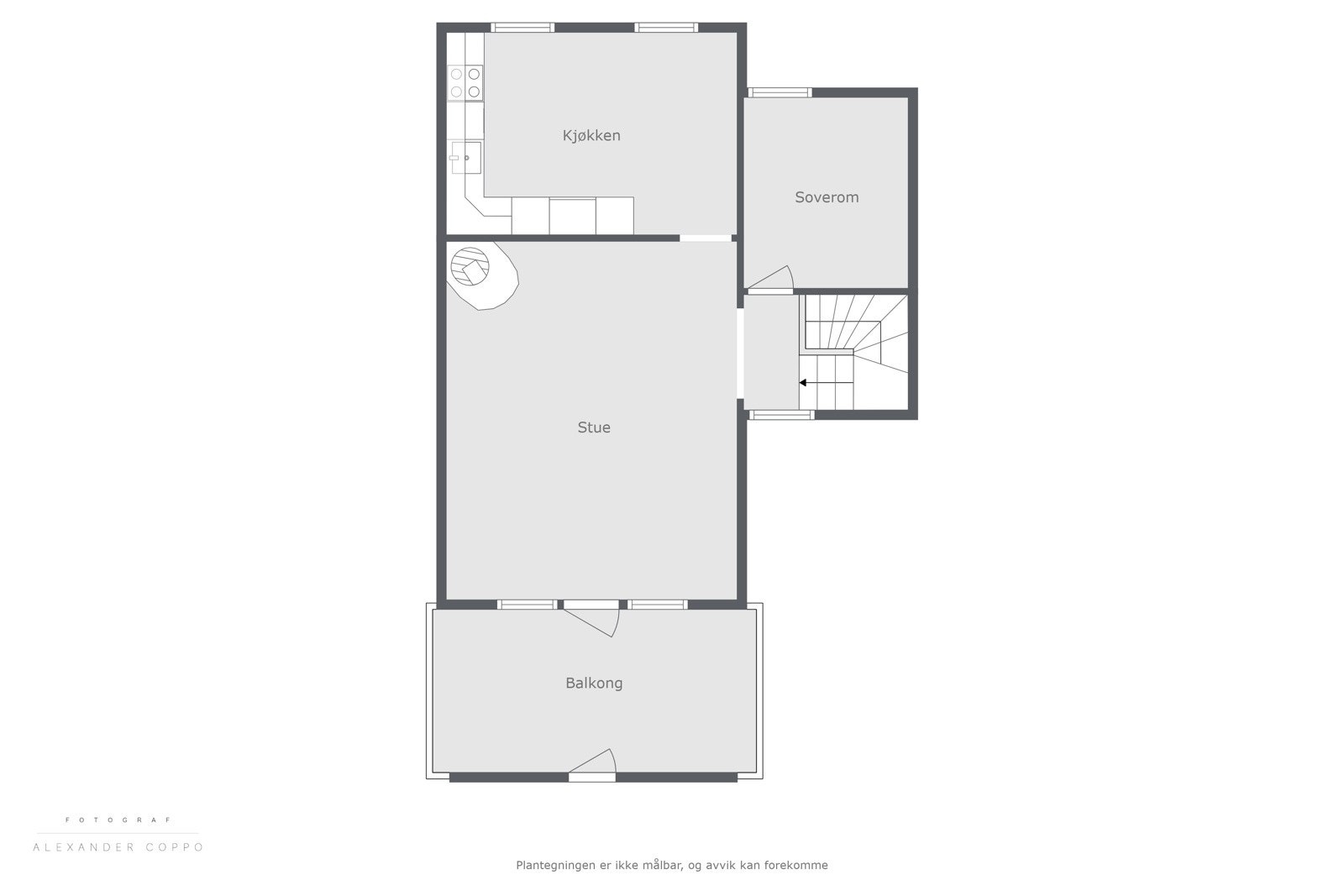 Plantegning 2. etasje Galleribilde