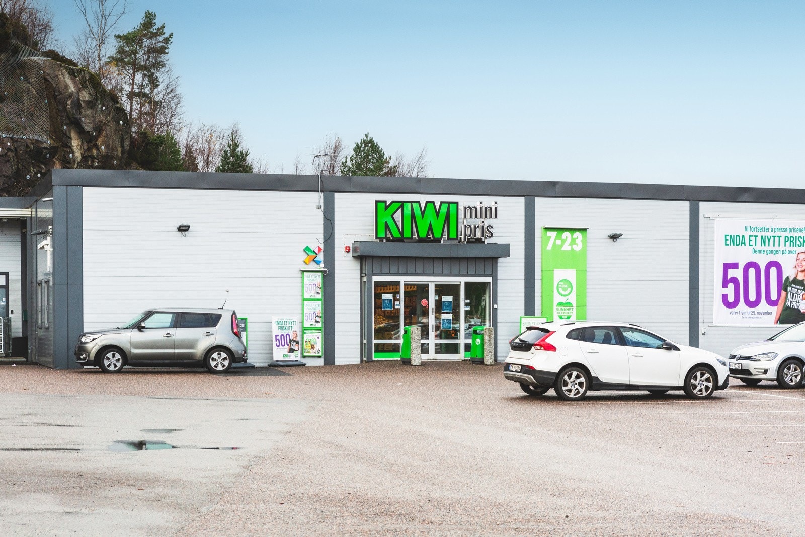 Det er også kort vei for å gjøre handelen på Kiwi. Galleribilde