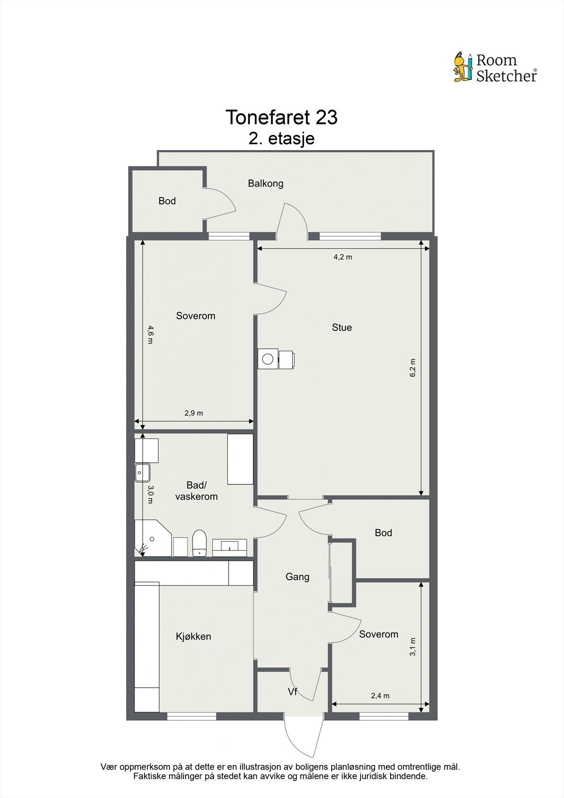Planskisse Galleribilde