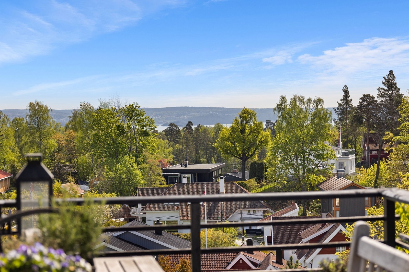 Utsikt mot fjorden. Galleribilde
