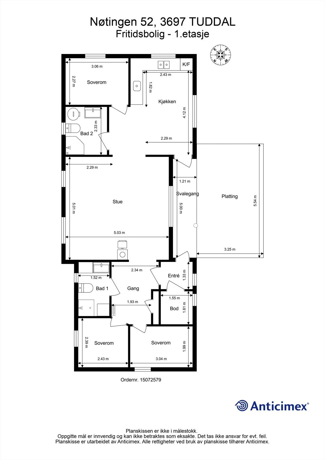 Plantegning Galleribilde