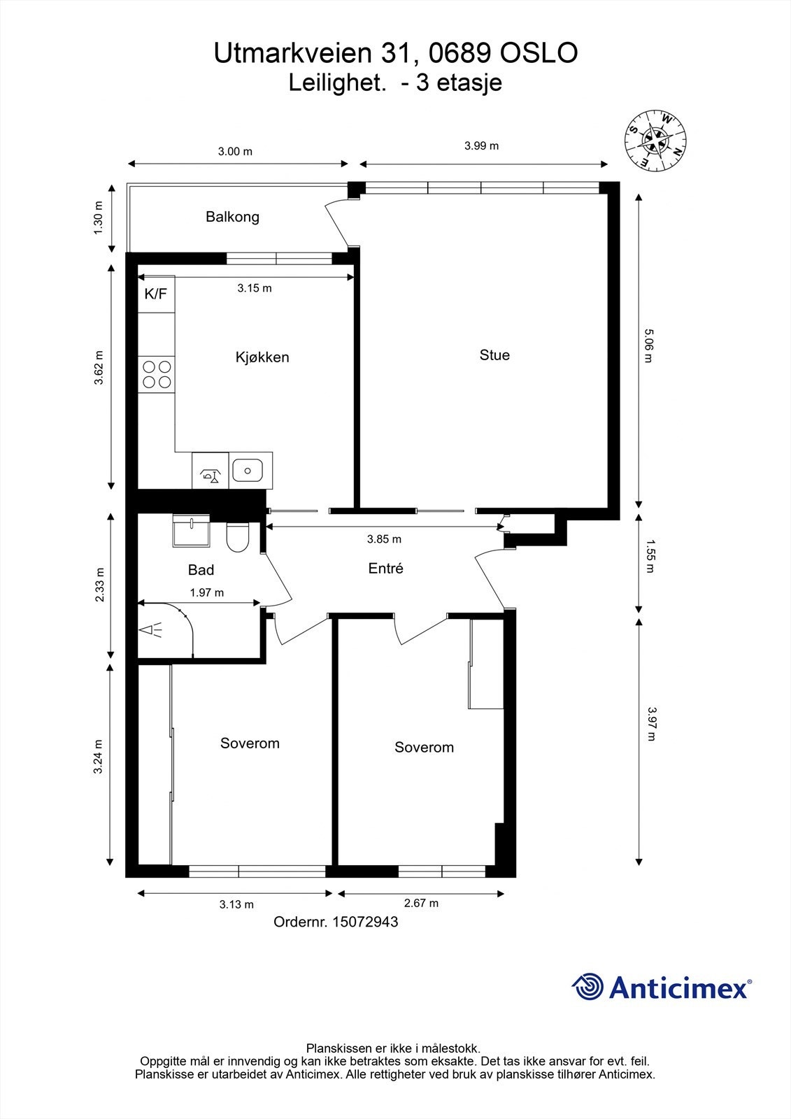 Plantegning Galleribilde