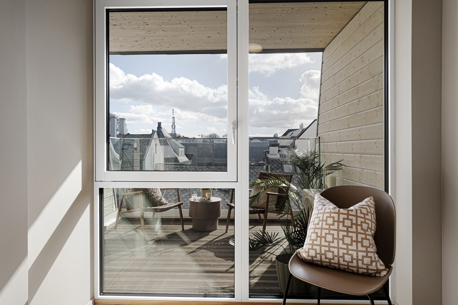 Herlig balkong på ca. 7 m2 Galleribilde