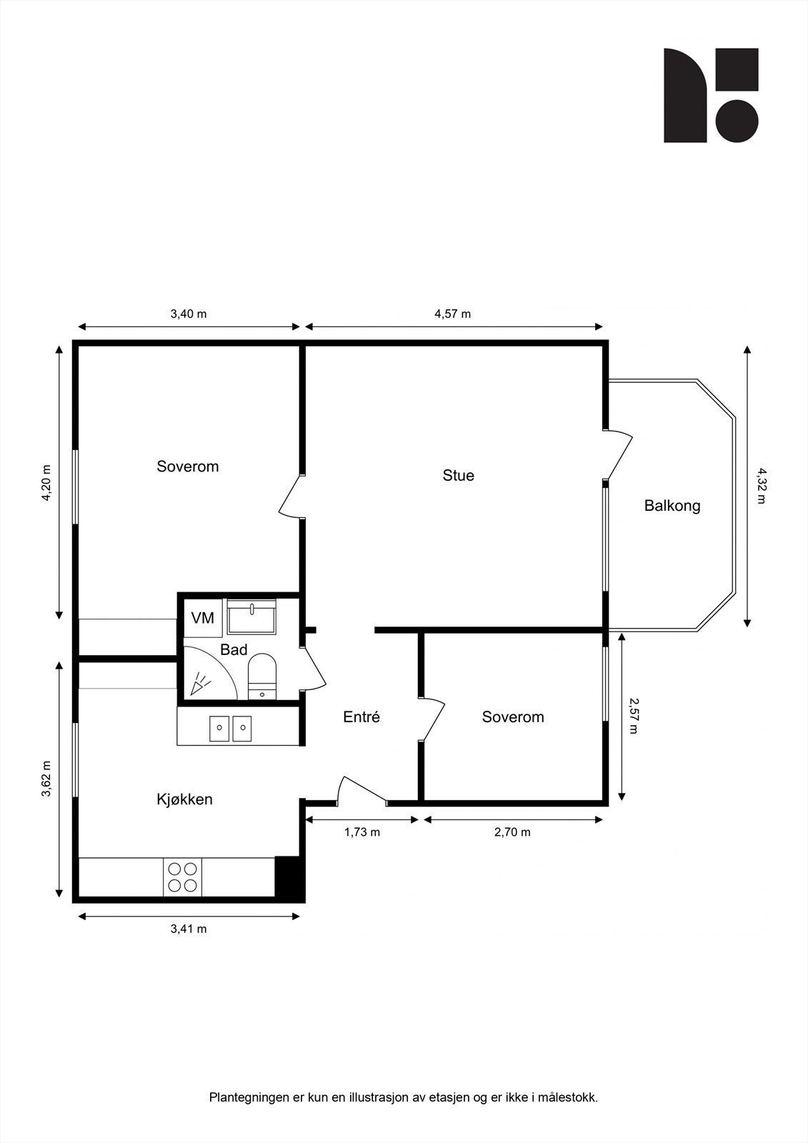 Plantegning. Galleribilde