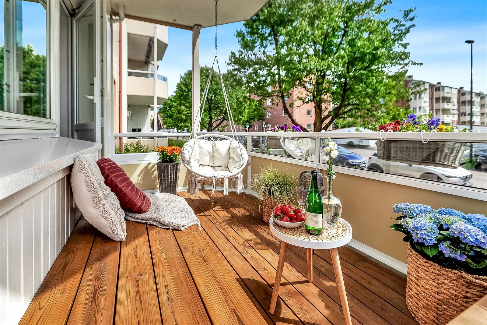 Balkongen er på 7 m². Galleribilde