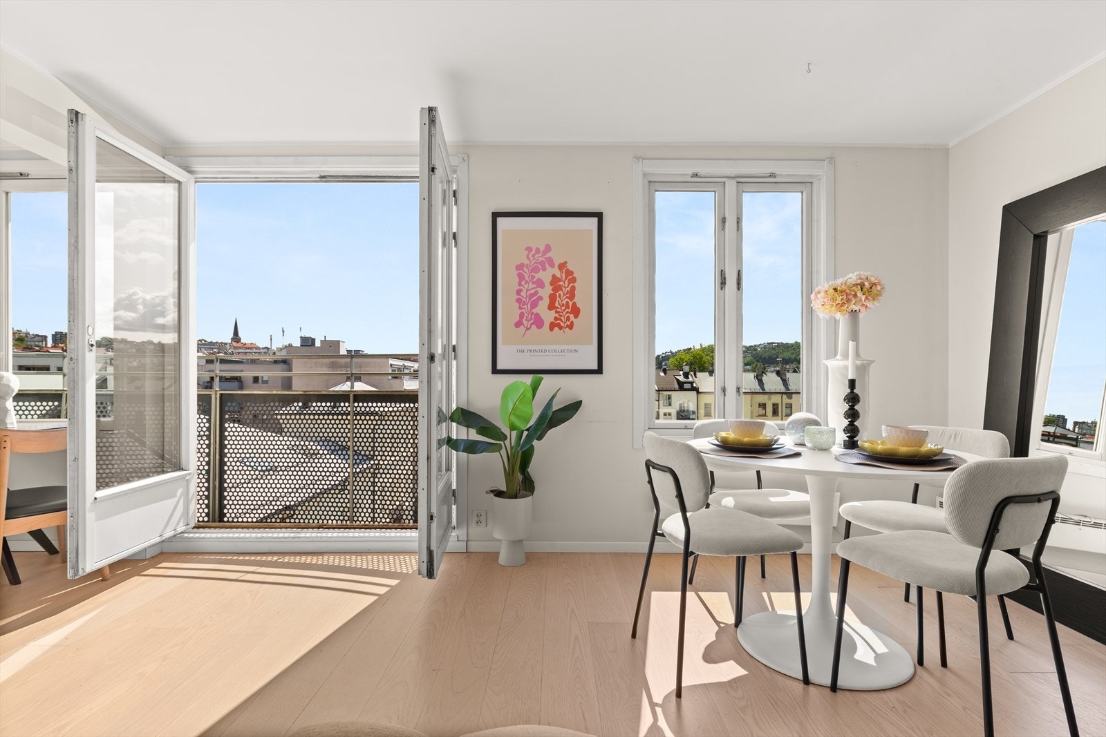 Det er direkte utgang til balkongen Galleribilde