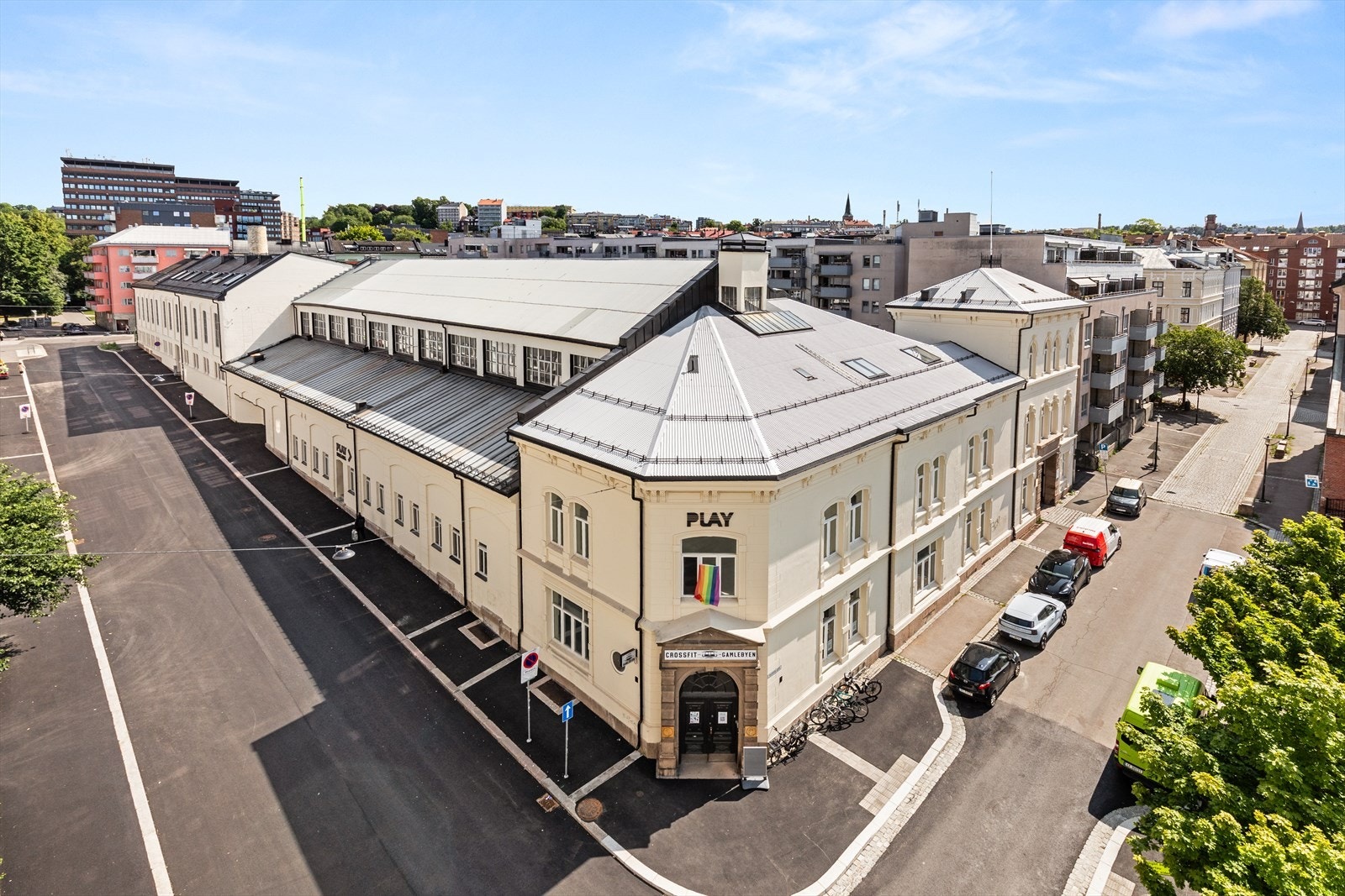 Utsikt fra den franskebalkongen Galleribilde