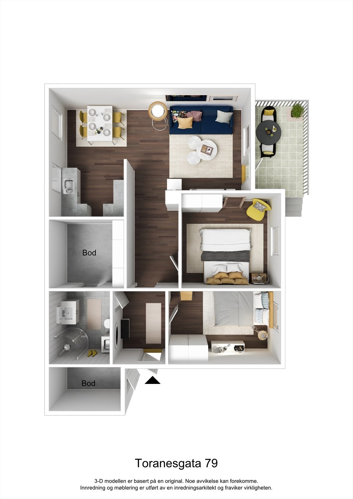 Planskisse Galleribilde