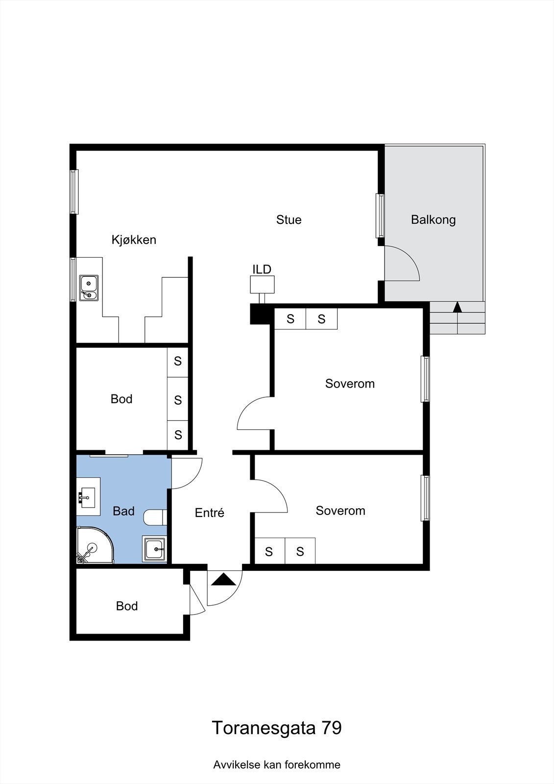 Planskisse Galleribilde