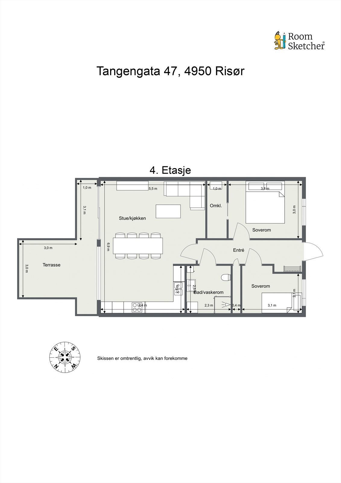 Plantegning. Galleribilde