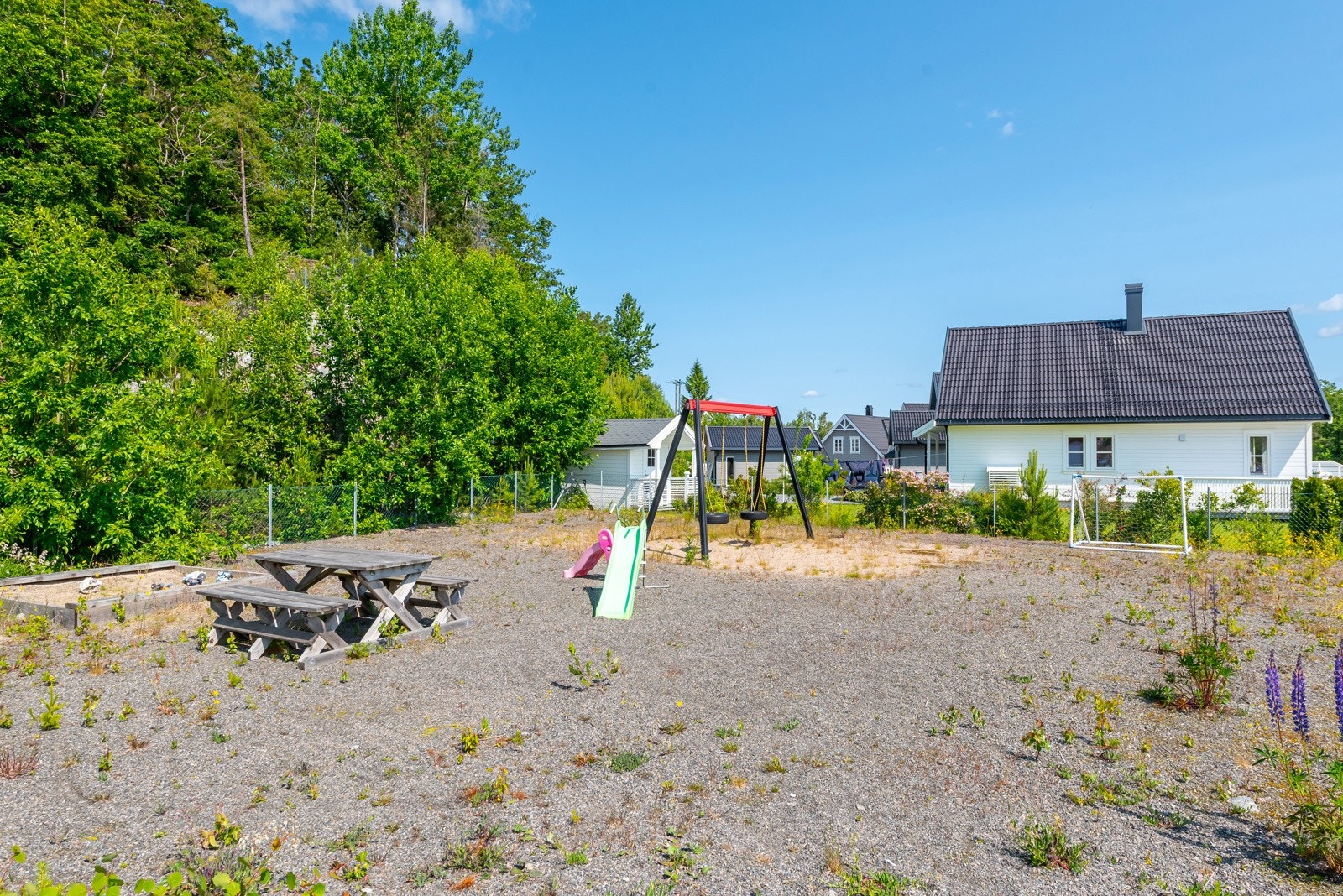 Lekeplass i boligfeltet Galleribilde