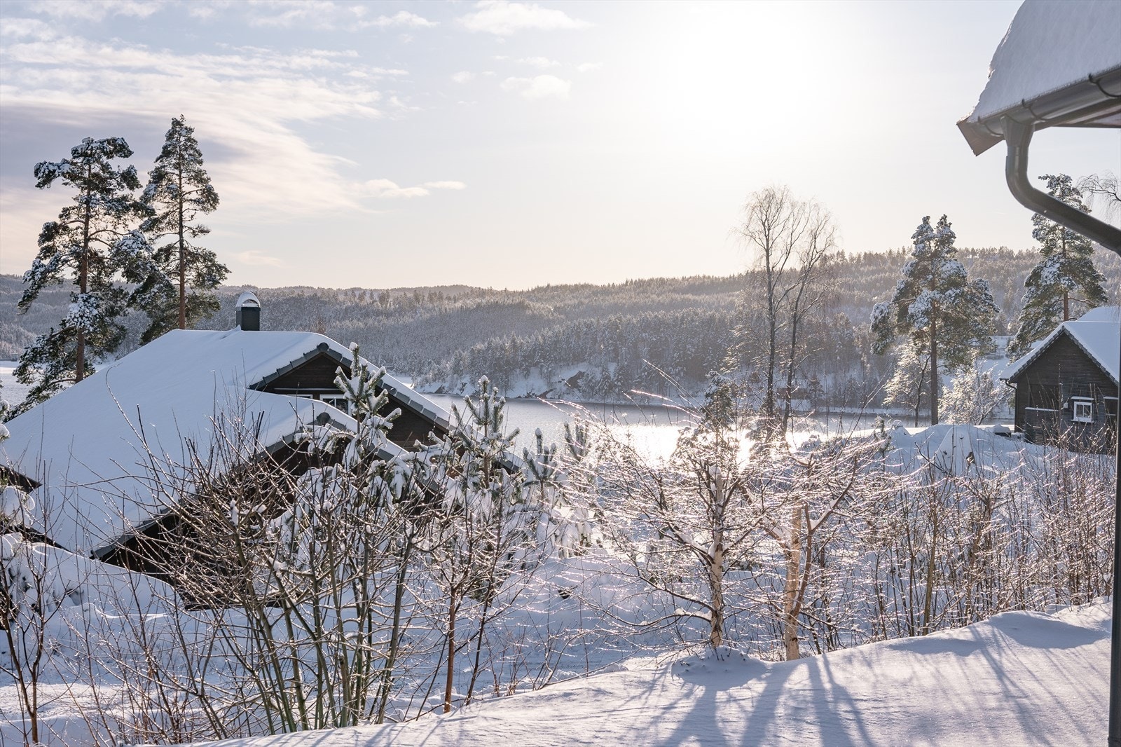 Solrik utsikt Galleribilde