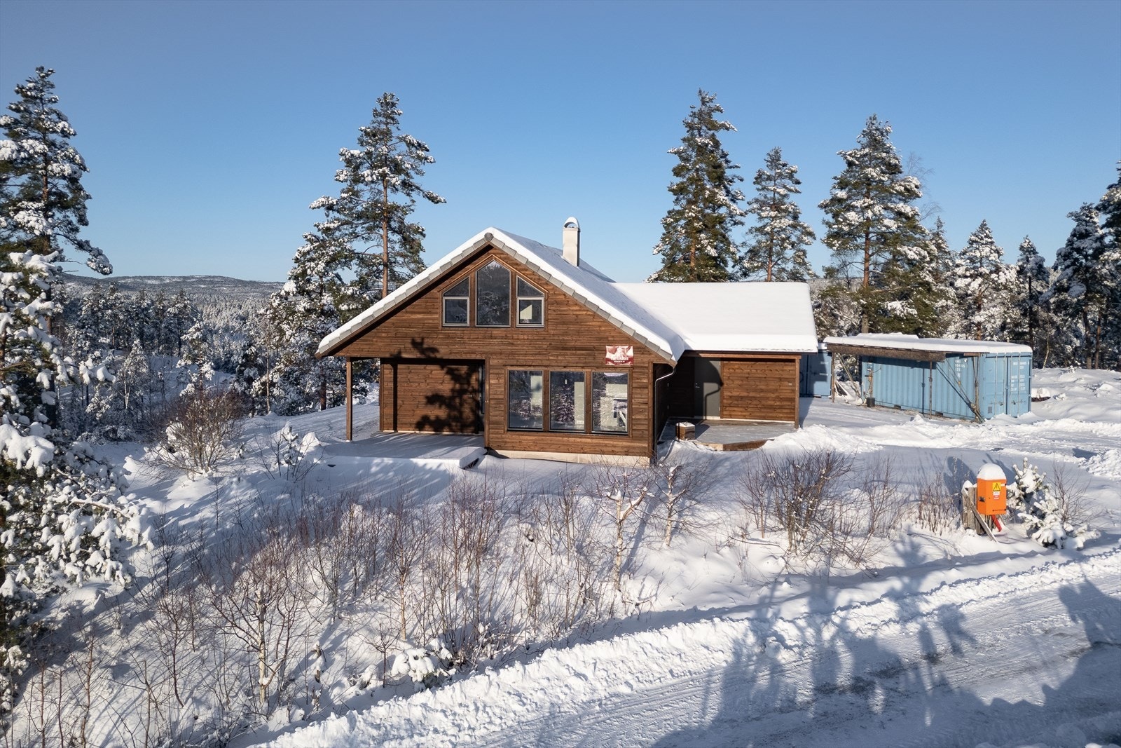 Solrik beliggenhet - sommer som vinter Galleribilde