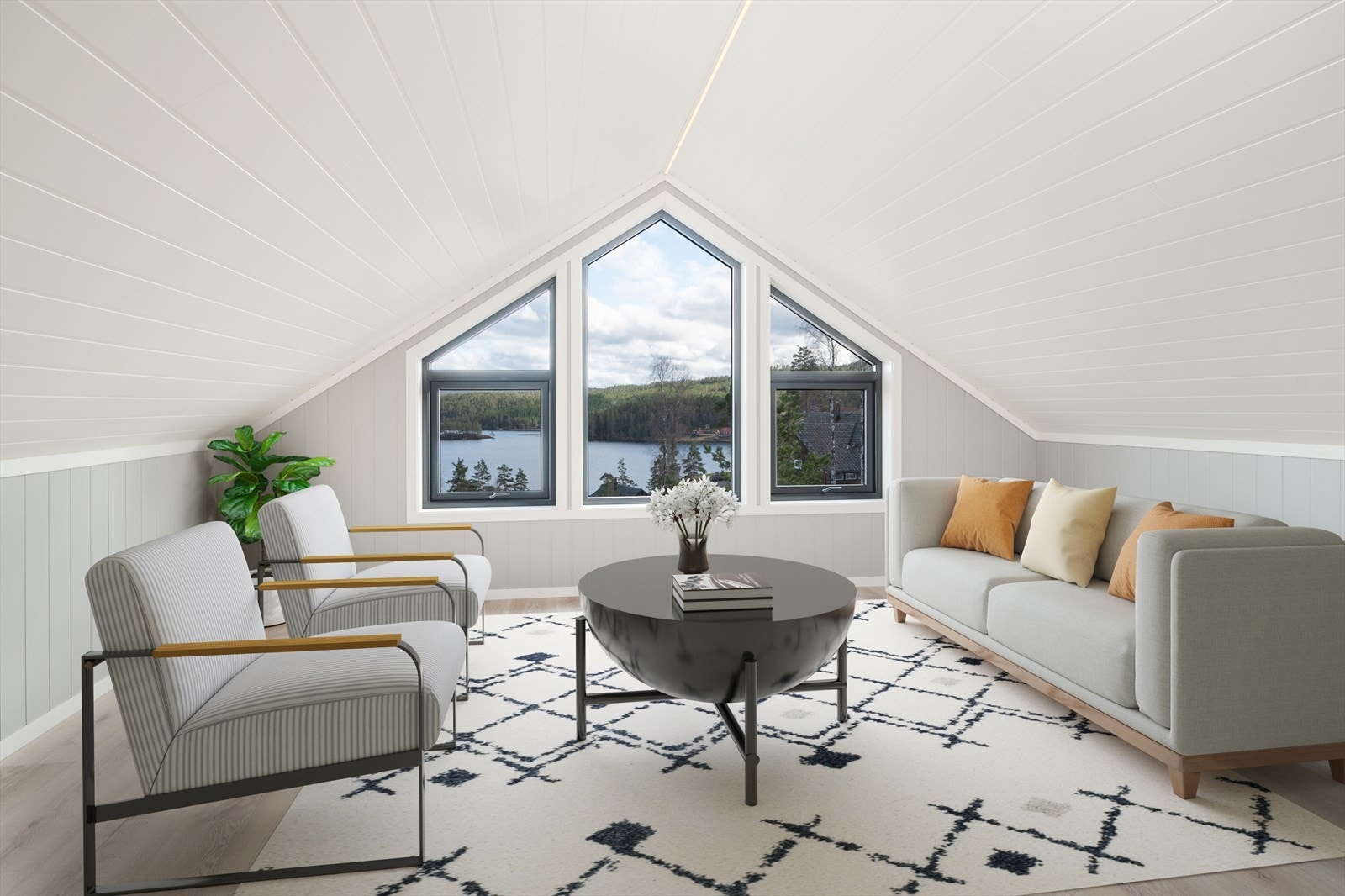 Separat loftstue (Digitalt stylet) Galleribilde