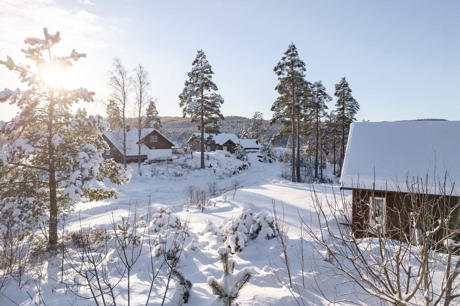Brøyting av vei inngår i fellesutgiftene Galleribilde