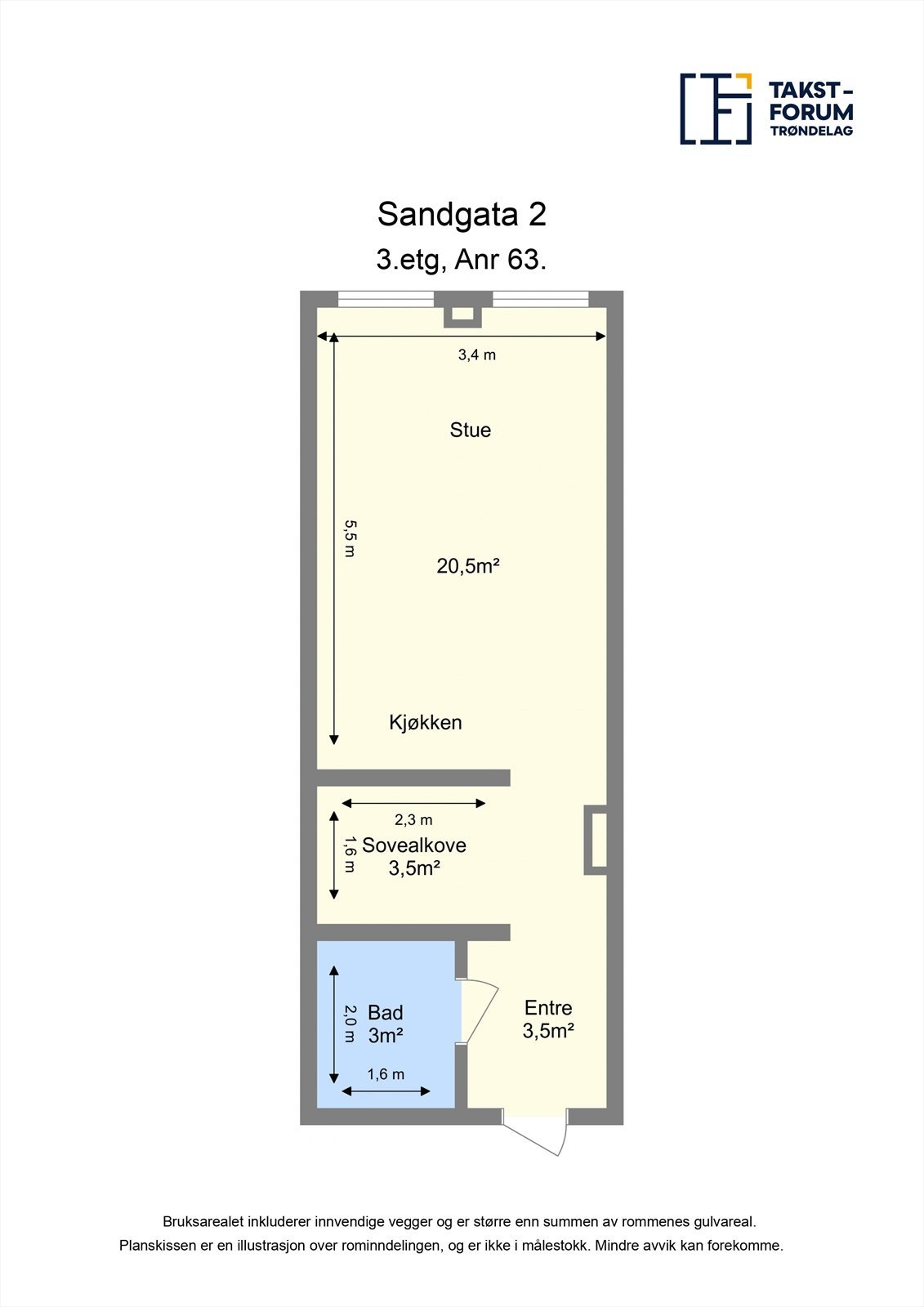 Plantegning Galleribilde