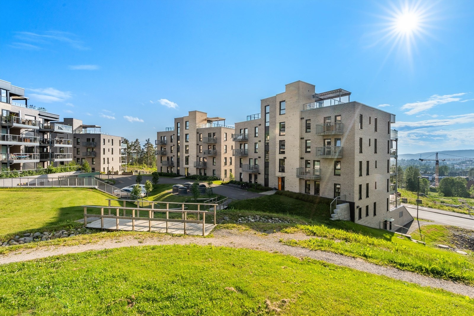Her bor du helt på toppen av Lørenskog på populære Haneborgåsen Panorama. Galleribilde