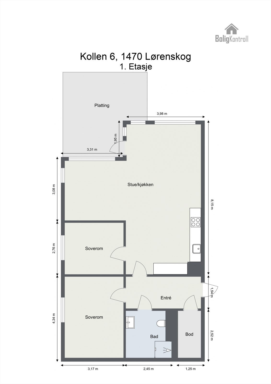 Plantegning. Galleribilde