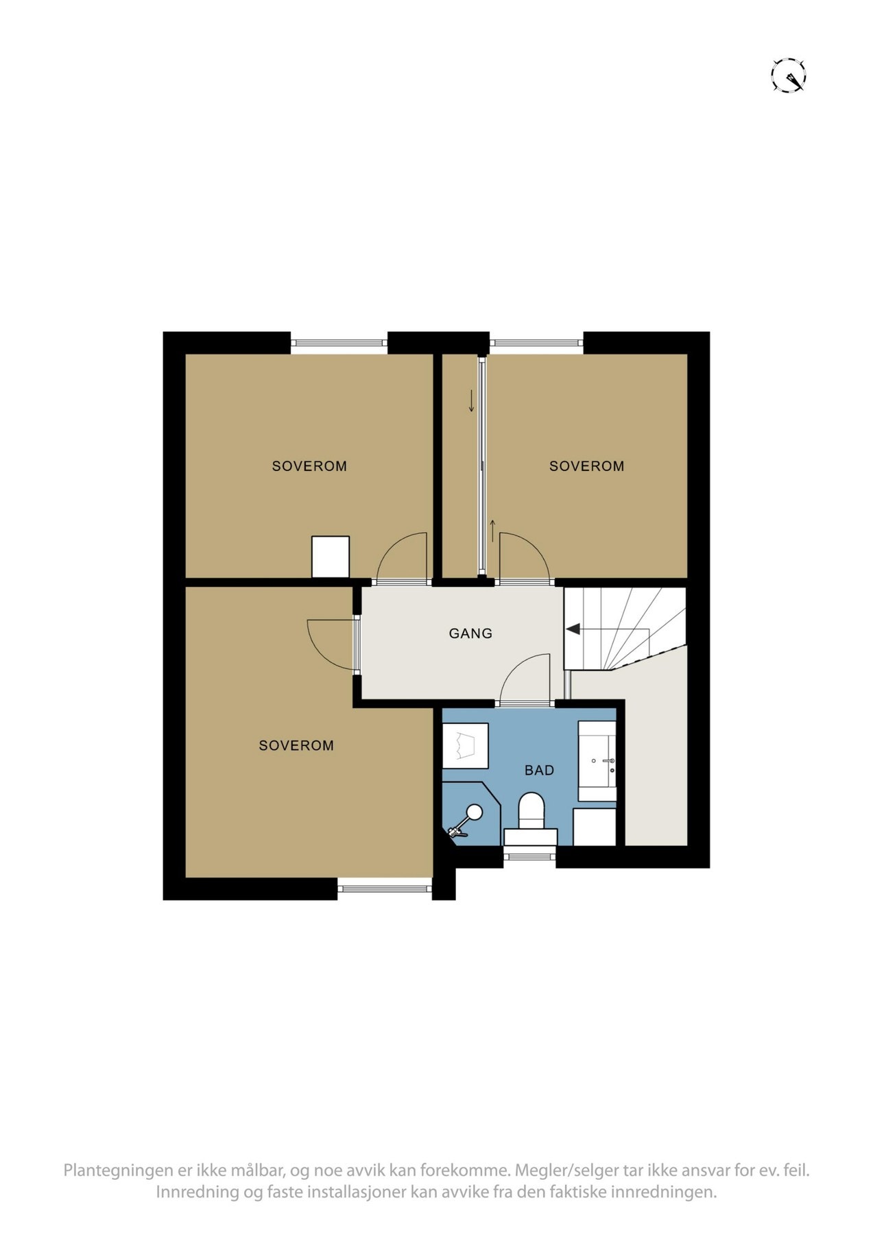 Plantegning 2. etg. Galleribilde