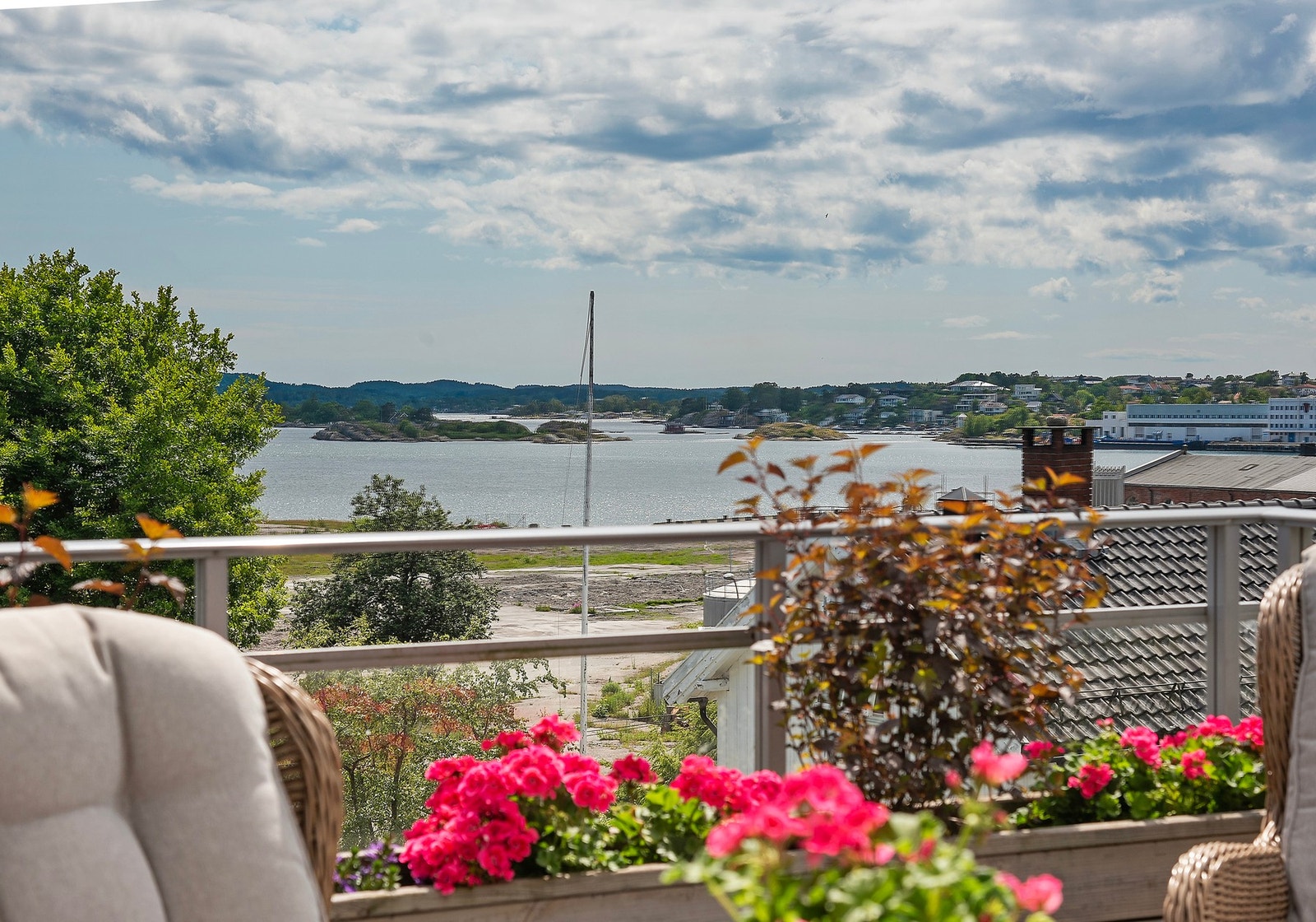 Fin utsikt over omkringliggende områder Galleribilde