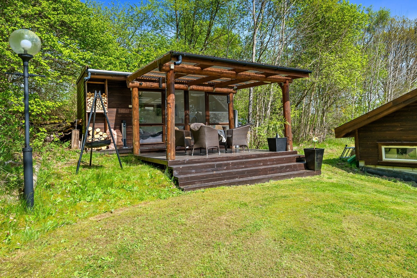 Grillhytte og pavljong Galleribilde