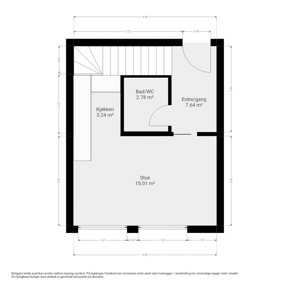 Planskisse 1.etasje Galleribilde