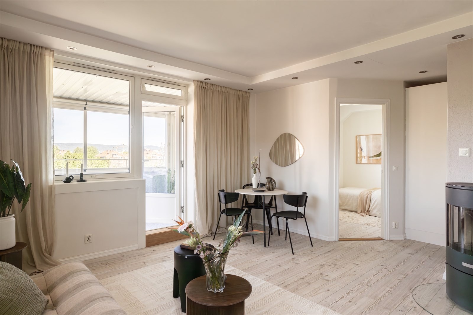 Her kan du også innrede med et trivelig spisebord. Galleribilde