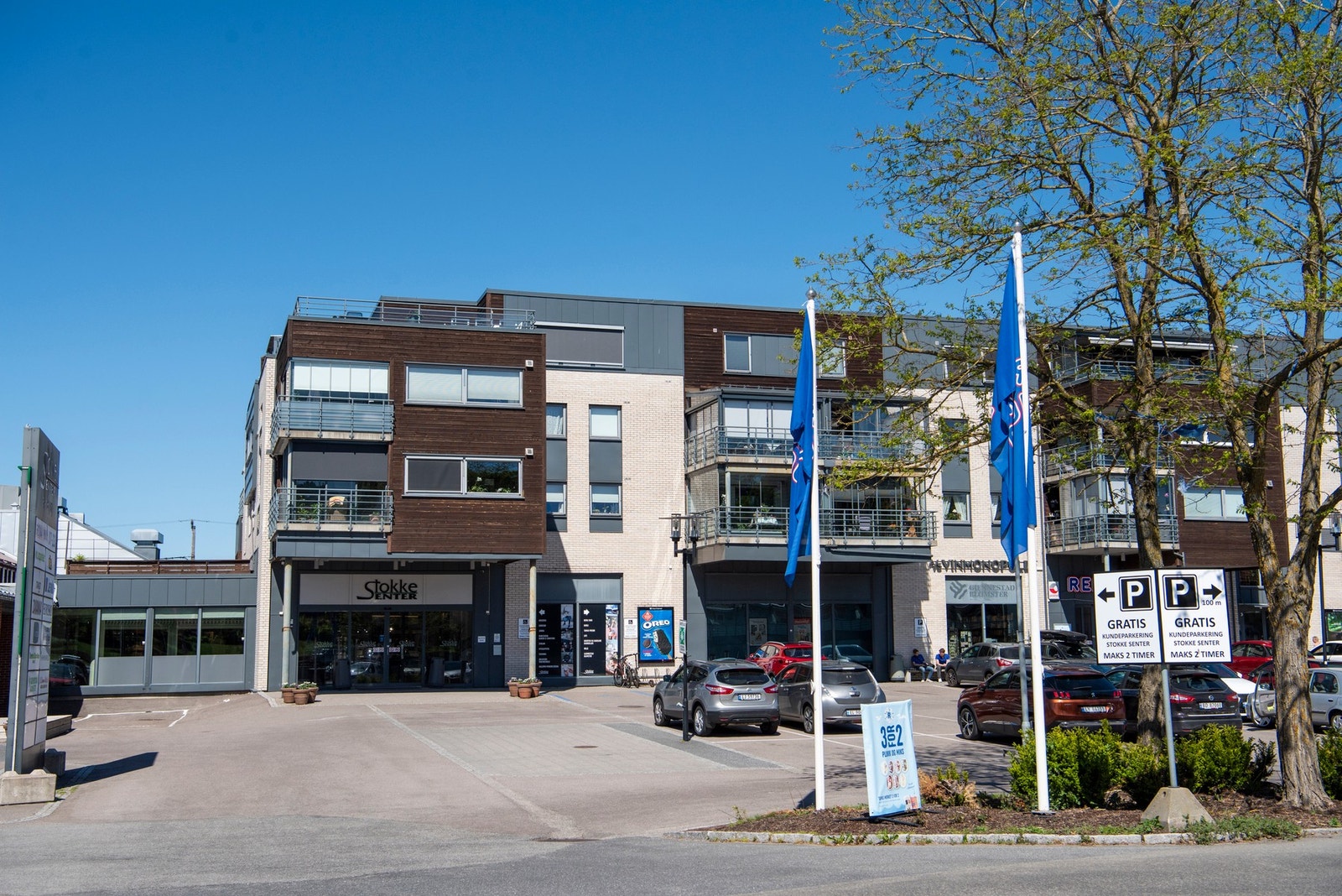 Stokke er stadig i vekst og på Stokke senter har du et godt utvalg forretninger Galleribilde