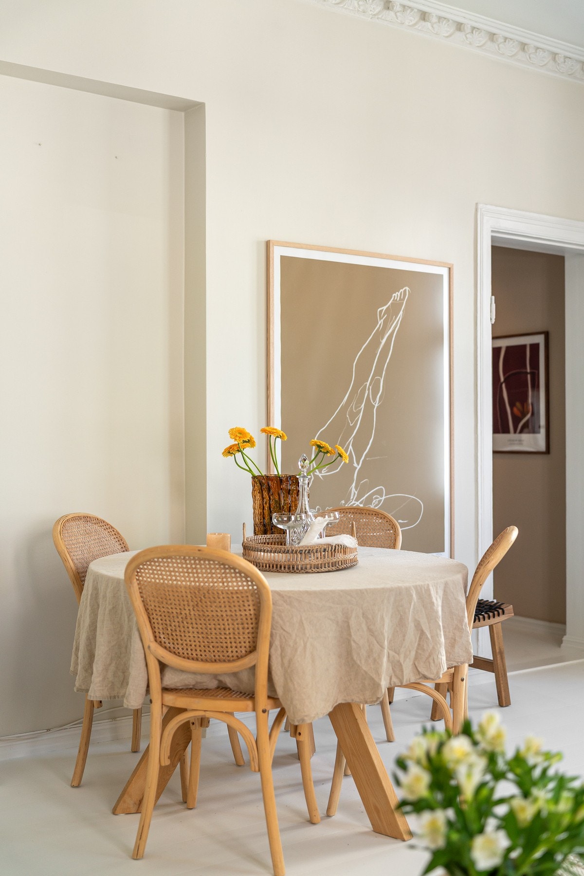 God plass til spisebordsgruppe. Galleribilde