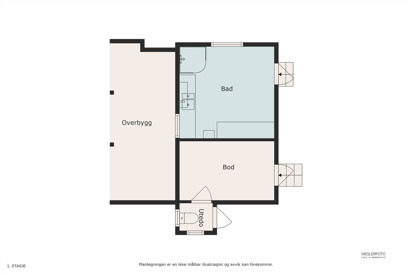 Plantegning av uthus Galleribilde