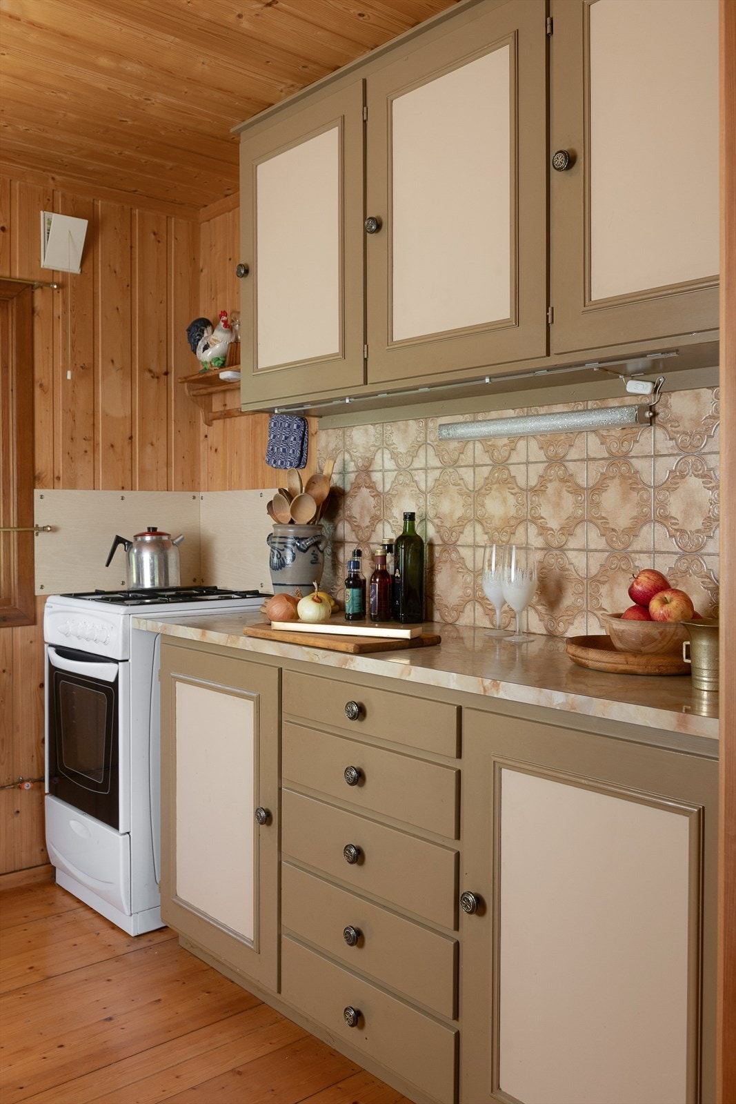 Praktisk malt innredning Galleribilde