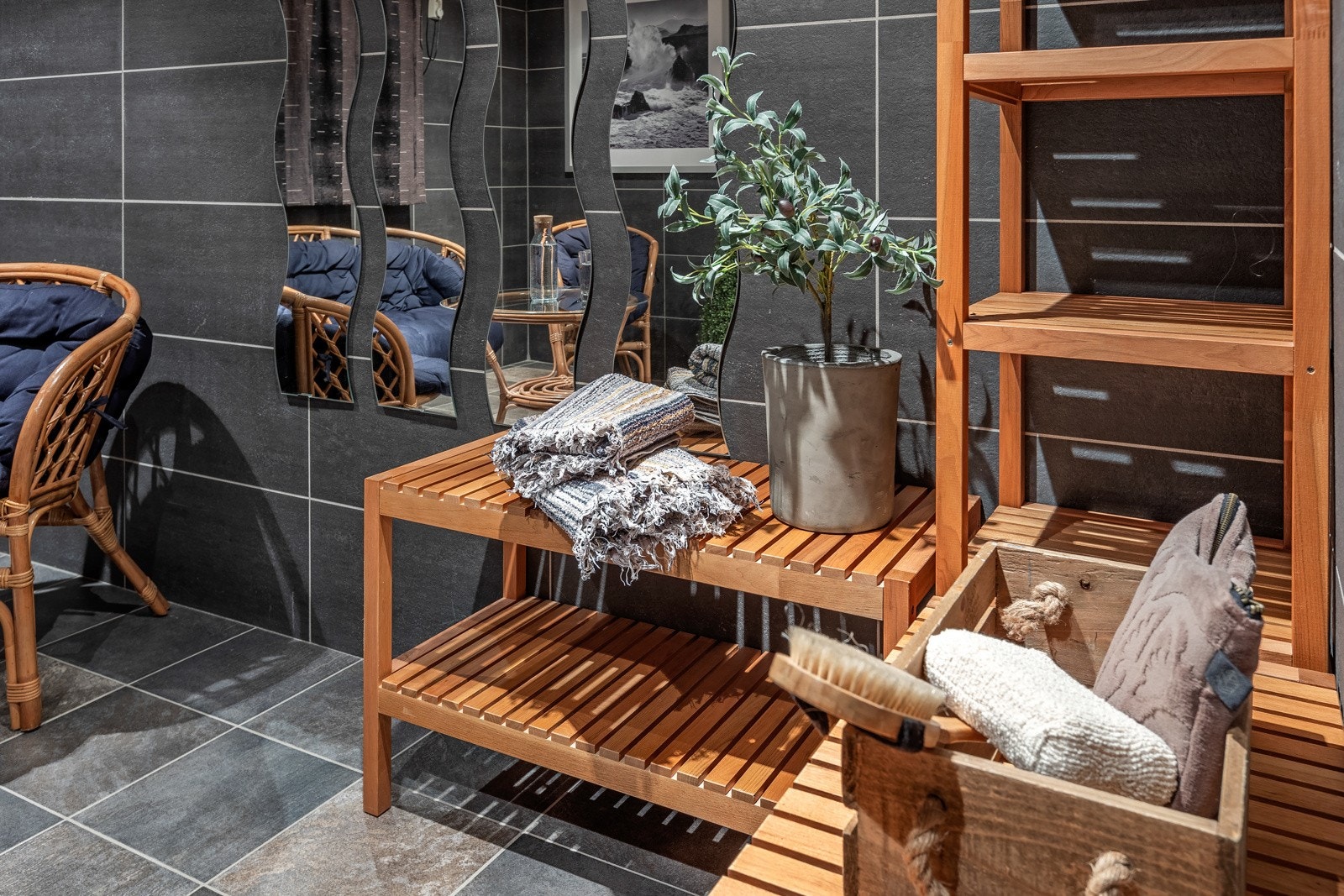 Koselig sittegruppe - her kan det nytes kald drikke i god tempratur! Galleribilde