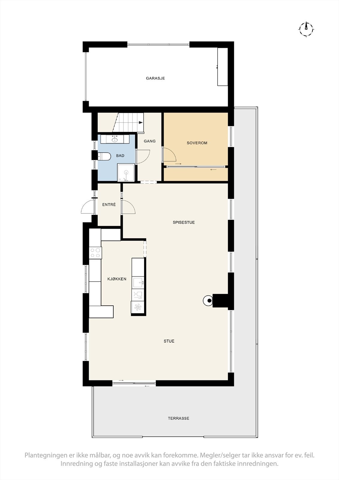 Plantegninger - 1. etasje Galleribilde