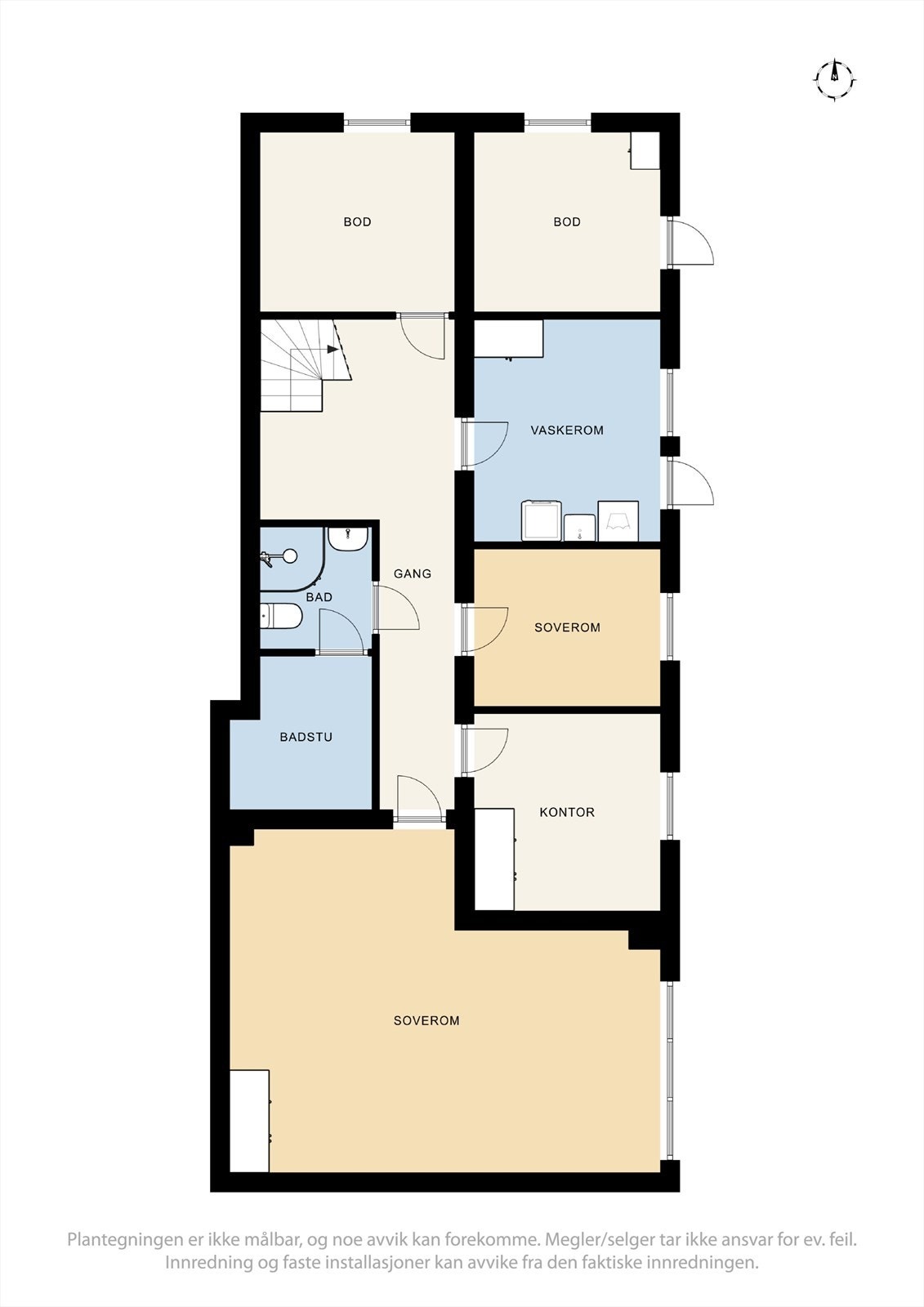 Plantegninger - Underetasje Galleribilde