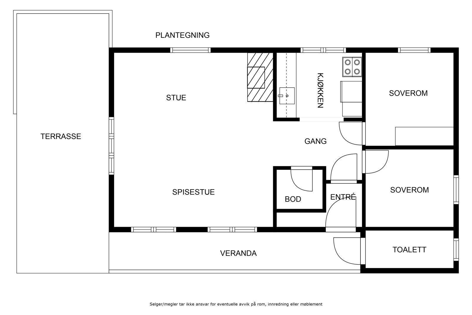 Plantegning Galleribilde