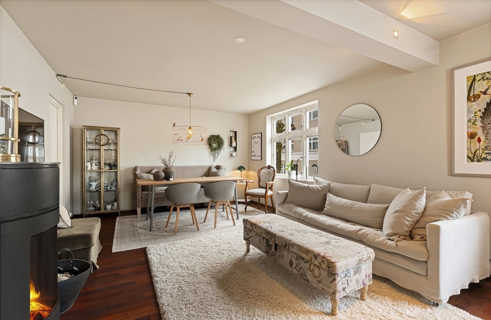 Stue - leiligheten leies ut umøblert. Galleribilde