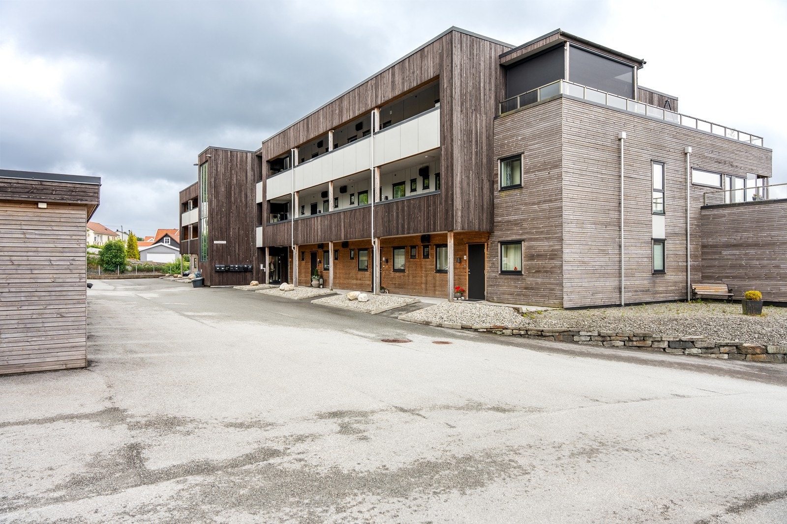 Fasade/gårdsrom. Galleribilde