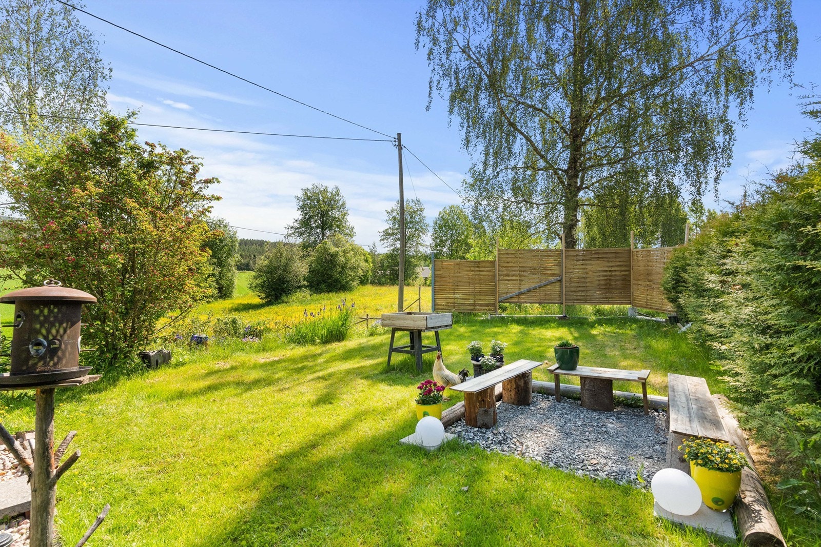 Solrike dager kan nytes i fredelige og usjenerte omgivelser. Galleribilde