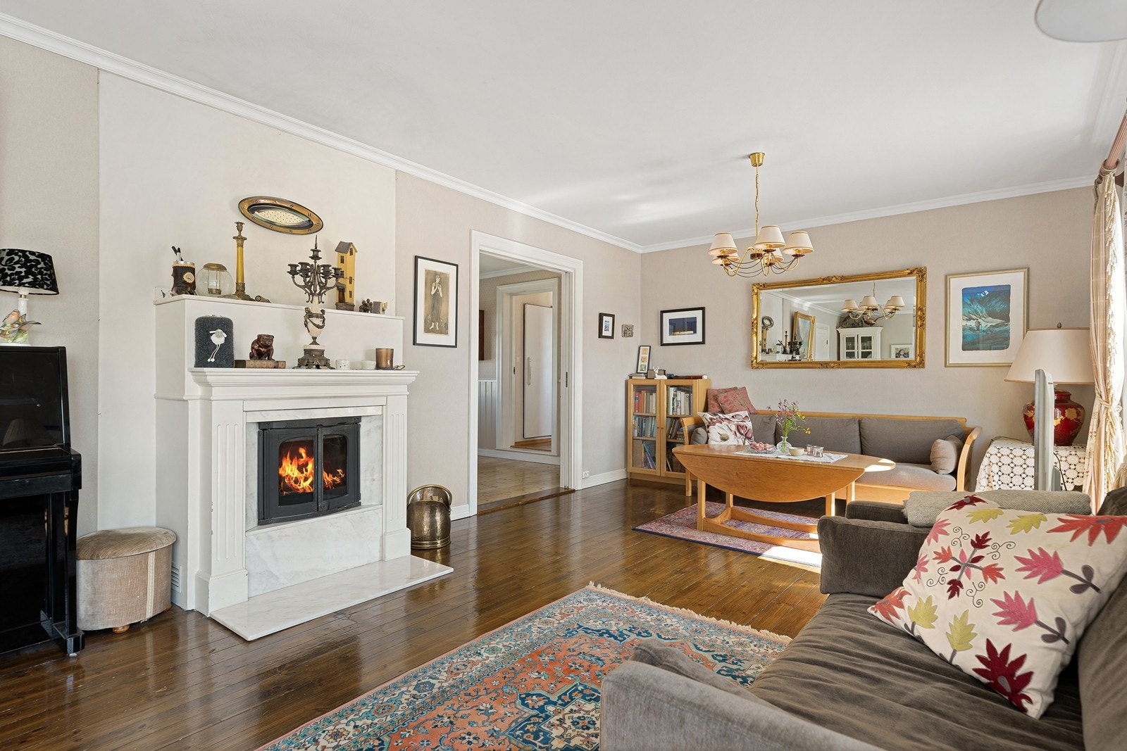 Hyggelig med pesiovn i sentrum Galleribilde