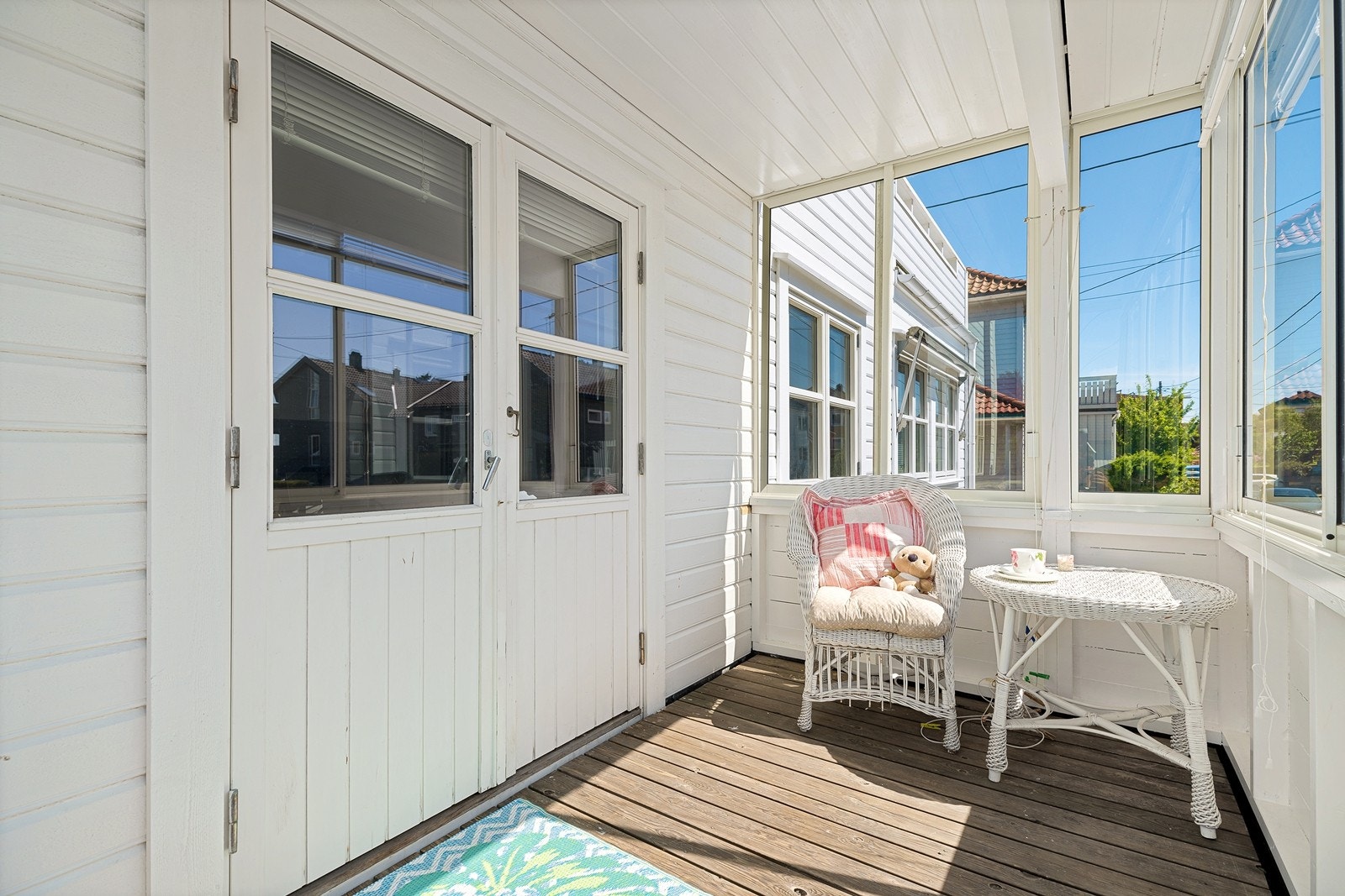 Innglasset veranda Galleribilde